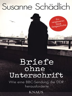 cover image of „Briefe ohne Unterschrift"